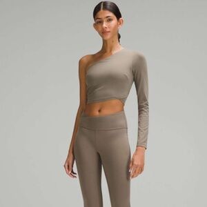 Lululemon Align Asymmetrical Long-Sleeve Shirt (Size 6) in Nomad